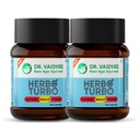 Dr. Vaidya’s Herbo24Turbo Capsules | Supports Vitality | For Strength, Stamina & Power | Shuddha Shilajit, Safed Musli | Sugar Free | Pure Ayurvedic Extracts | 30 capsules (Pack of 2)
