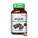 ZEROHARM Nano Himalayan Shilajit With Ashwagandha, Safed Musli & Goksura | Boosts Fitness, Stamina | Improves Energy, Performance & Helps Manage Stress | For Men and Women | 60 Shilajit Tablets