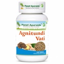 Planet Ayurveda Agnitundi Vati, Ayurvedic Digestive Supplement Tablets, Natural Metabolism Support with Triphala & Panch Lavana, Vegetarian, 120 Tablets, 70g