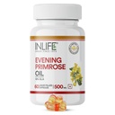 INLIFE Evening Primrose Oil Capsules 500mg, 10% GLA Supplement, 60 Count