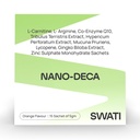 Nano Deca Orange Flavor 15 Sachet Of 5 Gm, L Carnitine, L Arginine, Co-Enzyme Q10, Tribulus Extract, Zinc,Ginko Biloba,Sugar Free