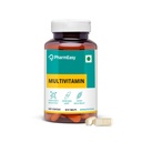PharmEasy Advanced Multivitamin for Men and Women with Vitamins and Minerals, Zinc, Calcium, Vitamin C, Vitamin D2, and Antioxidants, for Immunity & Energy - (60 Multivitamin Capsules)