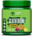 Vruksha Vitals Glutathione Tablets for Skin Whitening 1500 mg - 120 Capsules with Veg Collagen, Biotin, Vitamin E, Vit C, Vit B6 & Curcumin, Milk Thistle, Amla, Grapeseed Extracts - Plant based Supplement