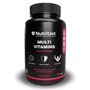 NutritJet Multivitamin For Men & Women - 120 Veg Tablets With 43 Essential Vitamins, Minerals and Herbs For Overall Health, Enhances Energy & Immunity