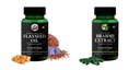 Flax-seed-oil-vegetarian-capsules, Brahmi-vegetarian-capsules Combo | Convenient Nutrition & Wellness Routine | Multi-Product Pack