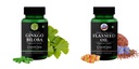 Ginkgo-biloba-vegetarian-capsules, Flax-seed-oil-vegetarian-capsules Combo | Convenient Nutrition & Wellness Routine | Multi-Product Pack