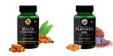 Haldi-oil-vegetarian-capsules, Flax-seed-oil-vegetarian-capsules Combo | Convenient Nutrition & Wellness Routine | Multi-Product Pack