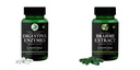 Digestive-enzymes-60-vegetarian-capsules, Brahmi-vegetarian-capsules Combo | Convenient Nutrition & Wellness Routine | Multi-Product Pack