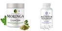 Moringa-oleifera-powder, Magnesium-glycinate-forte-tablets Combo | Convenient Nutrition & Wellness Routine | Multi-Product Pack