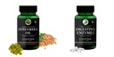 Fenugreek-oil-vegetarian-capsules, Digestive-enzymes-60-vegetarian-capsules Combo | Convenient Nutrition & Wellness Routine | Multi-Product Pack