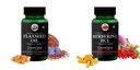 Flax-seed-oil-vegetarian-capsules, Berberine-hcl-vegetarian-capsules Combo | Convenient Nutrition & Wellness Routine | Multi-Product Pack