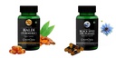 Haldi-oil-vegetarian-capsules, Black-seed-oil-capsules Combo | Convenient Nutrition & Wellness Routine | Multi-Product Pack