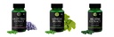 Grape-seed-extract-60-vegetarian-capsules, Ginkgo-biloba-vegetarian-capsules, Brahmi-vegetarian-capsules Combo | Convenient Nutrition & Wellness Routine | Multi-Product Pack