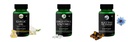 Garlic-oil-vegetarian-capsules, Digestive-enzymes-60-vegetarian-capsules, Black-seed-oil-capsules Combo | Convenient Nutrition & Wellness Routine | Multi-Product Pack