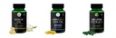 Garlic-oil-vegetarian-capsules, Fish-oil-double-strength, Brahmi-vegetarian-capsules Combo | Convenient Nutrition & Wellness Routine | Multi-Product Pack