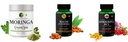 Moringa-oleifera-powder, Haldi-oil-vegetarian-capsules, Berberine-hcl-vegetarian-capsules Combo | Convenient Nutrition & Wellness Routine | Multi-Product Pack
