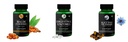 Haldi-oil-vegetarian-capsules, Digestive-enzymes-60-vegetarian-capsules, Black-seed-oil-capsules Combo | Convenient Nutrition & Wellness Routine | Multi-Product Pack