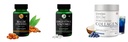Haldi-oil-vegetarian-capsules, Digestive-enzymes-60-vegetarian-capsules, Marine-collagen-peptides-powder-blueberry Combo | Convenient Nutrition & Wellness Routine | Multi-Pr