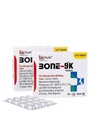 Bone-9K Tablets | Calcium Citrate, Vitamin D3, Vitamin K2-7, Magnesium Bisglycinate, Phosphorus & Zinc Nutritional Supplement | 15 Tablets per Strip | Vegetarian Formula (Pack of 2)