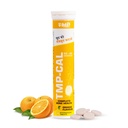 TMP CAL Calcium with Essential Vitamin D3, Vitamin K2 for Complete Health Support | Vitamin D3,B6,Calcium & Magnesium Combination | Orange Flavour (1 Pack (20 Effervescent Tablets))