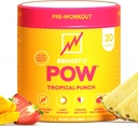 EBOOST POW Natural Pre Workout Powder – 20 Servings - Tropical Punch - A Pre Workout Supplement for Performance, Joint Mobility Support, Energy, Focus - Men & Women - Non-GMO, Gluten-Free, No Creatine