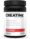 Myogenix Creatine Monohydrate – Pure Creatine Powder for Strength & Endurance – Supports ATP Production & Muscled Strength – No Additives – Unflavored (80 Servings)
