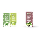 Nutriorg Amla & Aloe Vera Juice - 1000 ml (Pack of 2-500 each) | Organically Grown| Immunity Boost | Nutriorg Diabetic Care Juice 1Ltr | Made with Amla, Jamun, Karela & 4 other herbs | Regulates bloo