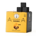 PUFF SMART Premium 100% Organic and Natural Jumbo Coconut Coal Charcoal for Hookah 1KG (64 Pcs)