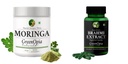Moringa-oleifera-powder, Brahmi-vegetarian-capsules Combo | Convenient Nutrition & Wellness Routine | Multi-Product Pack