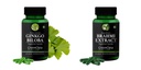 Ginkgo-biloba-vegetarian-capsules, Brahmi-vegetarian-capsules Combo | Convenient Nutrition & Wellness Routine | Multi-Product Pack