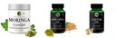 Moringa-oleifera-powder, Fenugreek-oil-vegetarian-capsules, Castor-oil-vegetarian-capsules Combo | Convenient Nutrition & Wellness Routine | Multi-Product Pack