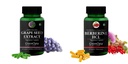 Grape-seed-extract-60-vegetarian-capsules, Berberine-hcl-vegetarian-capsules Combo | Convenient Nutrition & Wellness Routine | Multi-Product Pack