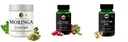 Moringa-oleifera-powder, Cranberry-d-mannose-hibiscus-capsules, Castor-oil-vegetarian-capsules Combo | Convenient Nutrition & Wellness Routine | Multi-Product Pack