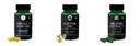 Fish-oil-double-strength, Castor-oil-vegetarian-capsules, Brahmi-vegetarian-capsules Combo | Convenient Nutrition & Wellness Routine | Multi-Product Pack