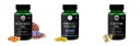 Flax-seed-oil-vegetarian-capsules, Fish-oil-double-strength, Castor-oil-vegetarian-capsules Combo | Convenient Nutrition & Wellness Routine | Multi-Product Pack
