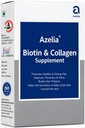 Azelia Biotin & Collagen Supplement 30 Tablets | Biotin 1000 mcg & Collagen 250 mg | With Vitamin C, Omega 3, Zinc & Amino Acids | Nutritional Support for Hair & Skin