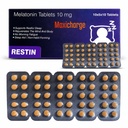 Restin Melatonin 10 mg_Sleep & Relaxation Support Tablets (Pack of 5)