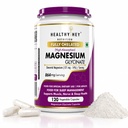 HealthyHey Nutrition Magnesium Glycinate 14% Fully Chelated Supplement High Absorption for Sleep, Cramps, & Nerves Health - 120 Vegetable Capsules