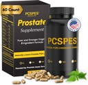 Suppléments de santé prostate pour les hommes - Niveaux de PSA inférieurs naturellement avec Saw Palmetto et 7 herbes pures - Suppléments de contrôle de la vésicule et réduire l'urine nocturne 60 Compte