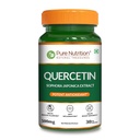Pure Nutrition Quercetin Supplement 500mg - 30 Capsules | High Purity 95% Extract | Helps Seasonal Allergy Relief, Supports Immunity, Reduces Inflammation, Promotes Heart Health