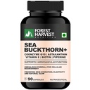 Sea Buckthorn 10X Extract with CoQ10, Astaxanthin, Grape Seed, Vitamin E, C, Biotin & Piperine | 90 Capsules | Antioxidant, Skin, Hair & Immune Support | WHO-GMP, ISO, HACCP Certified