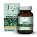 Just Jaivik Organic Moringa Tablets (600mg, 60 Count) - Pure Moringa Oleifera Leaf Supplement - USDA Certified Organic, Non-GMO & Vegan - Traditional Ayurvedic Superfood for Wellness Support