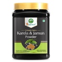 Karela, Jamun Diabetic Detox Powder | Infused with 11 Potent Herbs for Balancing Sugar | 100% Ayurvedic (200g)