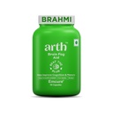 Arth Brahmi Capsules for Memory, Focus, Concentration & Brain Fog Support - 60 Capsules for Men & Women | Bacopa Monnieri Supplement | Enhanced Absorption for Mental Clarity, Alertness & Positive Mood