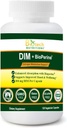 DIM Supplement 300 mg DIM Diindolylmethane Plus BioPerine 120 Days Supply Made in USA 120 Vegetable Capsules (120)