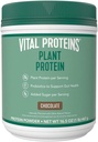 Vital Proteins Protein Powder – 20g Plant Based Protein with Chickpea – 1B CFU Probiotic for Gut Health, No Added Sugar – Chocolate, 16.5 oz