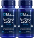 Life Extension Super Ubiquinol CoQ10 100 mg, 60 softgels (Pack of 2)