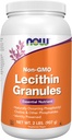NOW Foods Supplements, Lecithin Granules with naturally occurring Phosphatidyl Choline and Other Phosphatides, 2-Pound