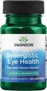 Swanson Lutein & Zeaxanthin Synergistic Eye Health Vision Retina Macula Supplement (Lutein 20 mg & OmniXan Zeaxanthin 2 mg) 60 Softgels Sgels