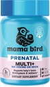 Best Nest Wellness Mama Bird Prenatal Multi Plus Iodine & Iron Free - Prenatal Vitamin for Brain & Digestive Health - Vegan Multivitamin with Methylfolate, Probiotics & More - 30 Caplets
